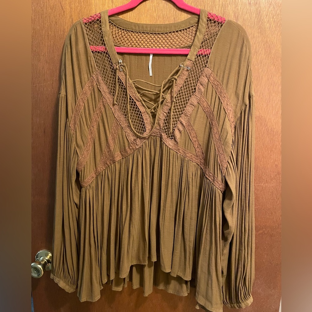 Free people lace top